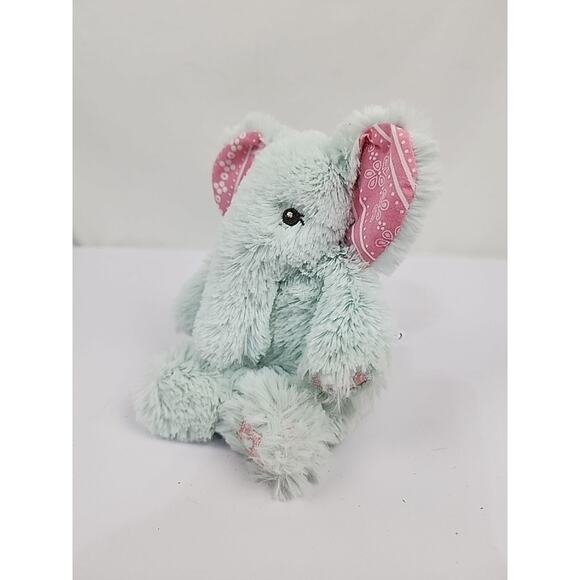 American Girl Bitty Baby Green Plush Elephant 7” 2013 Retired Stitched Eyes - Picture 1 of 9